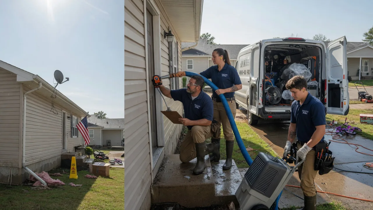 Ceiling Water Damage Restoration in Walnut Ridge, AR near me